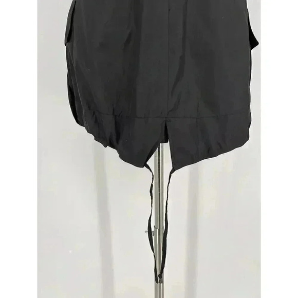 Diesel Womens 2000s y2k Moto Style Dress Black Leather Cargo Pockets Goth Grunge - Picture 11 of 16